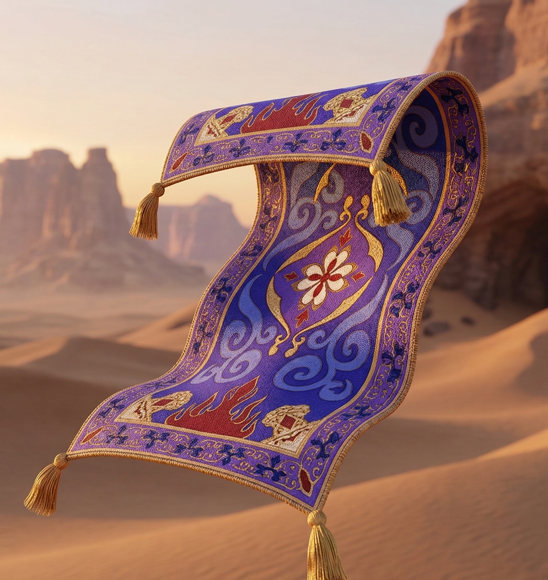 Aladdin's magic carpet