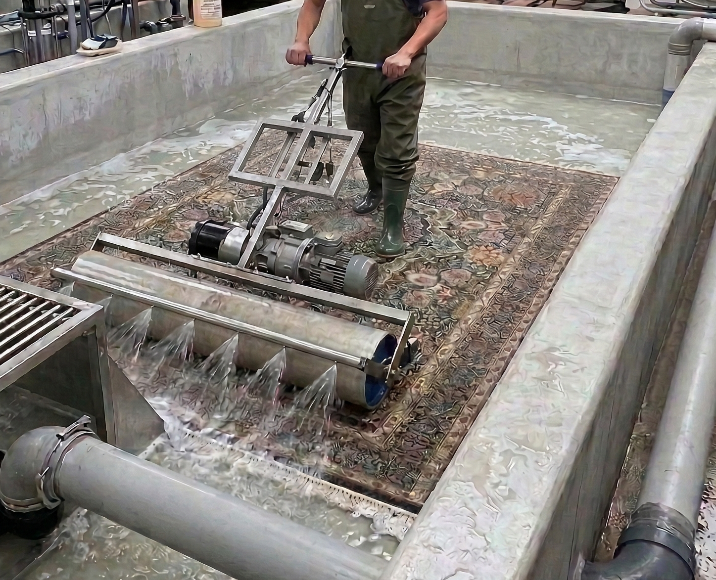 One of the most important things in caring for a rug is keeping it clean.