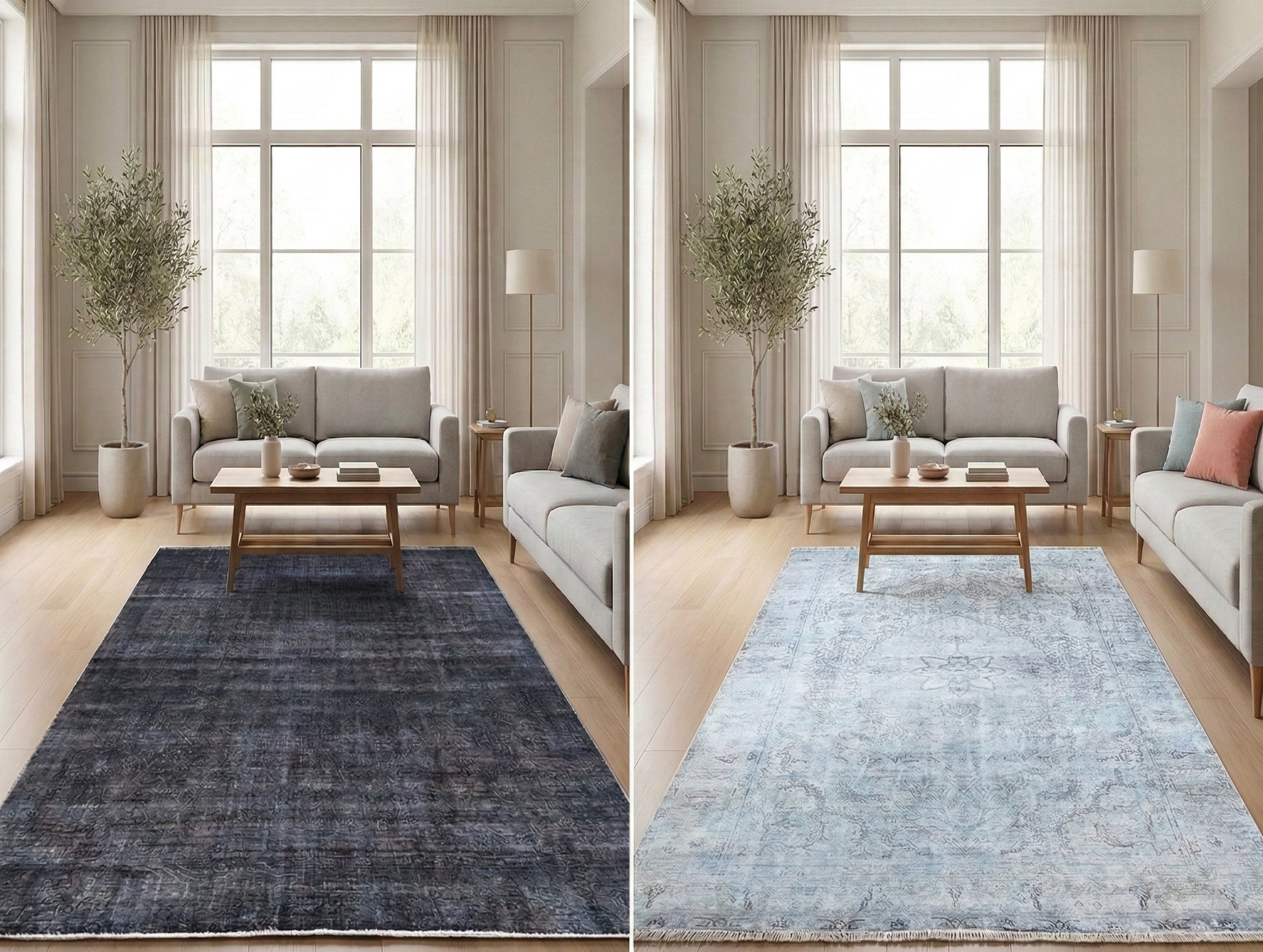 illustration among the colors of rugs