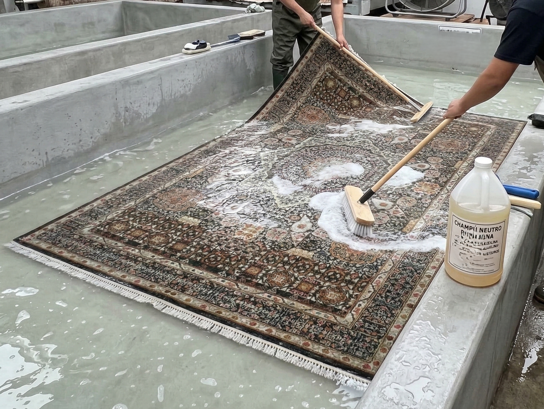 Cedar Brown, 14th Century Mamluk Dynasty Pattern with Star Medallion Design, Hand Knotted, High Mountain Wool, Abrash, Veggie Dyes, Oriental Rug