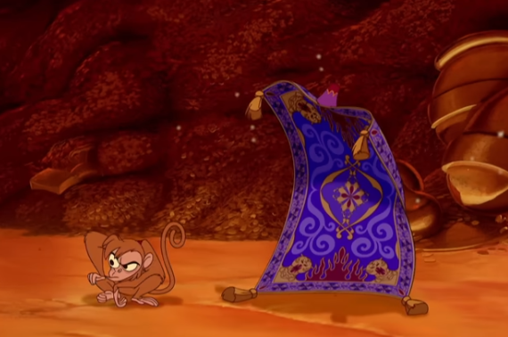 first encounter with the magic carpet