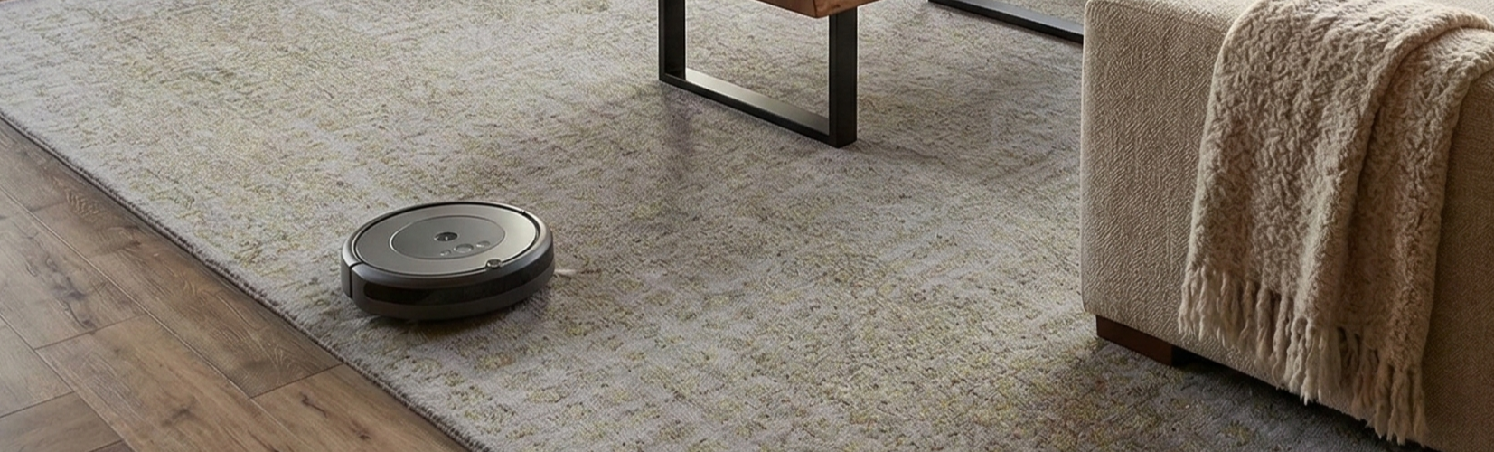 Clean Your Floor and Rugs With A Roomba
