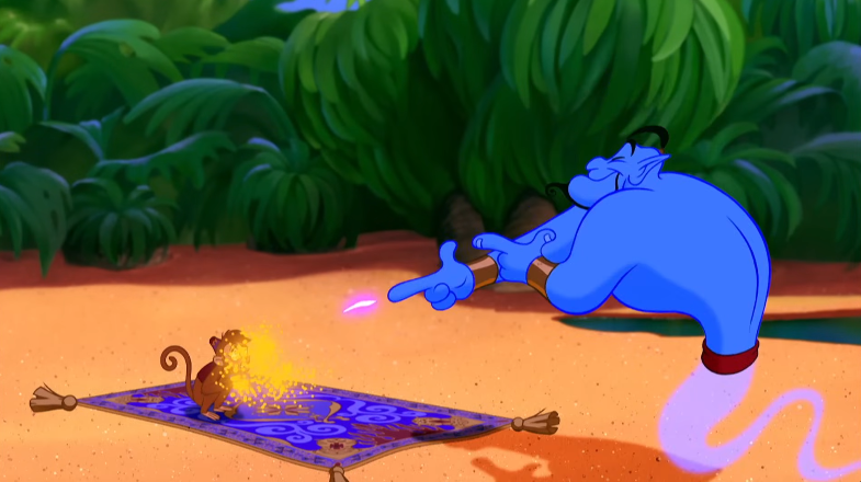 Aladdin's magic carpet