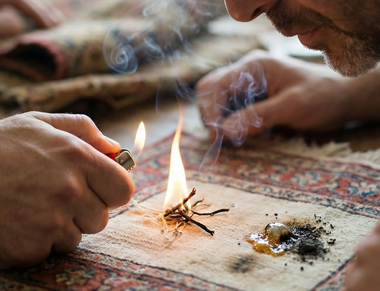  Burning test is the one that will need you to have very sharp smelling sense