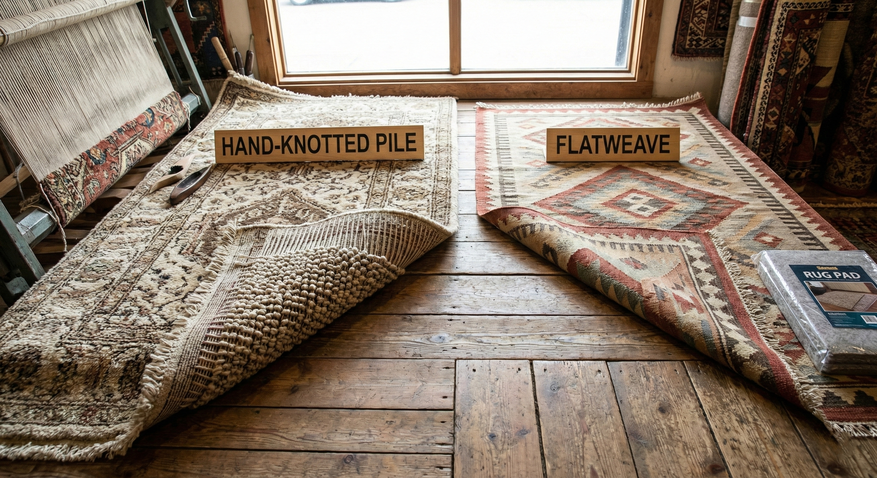 What makes handmade rugs unique?