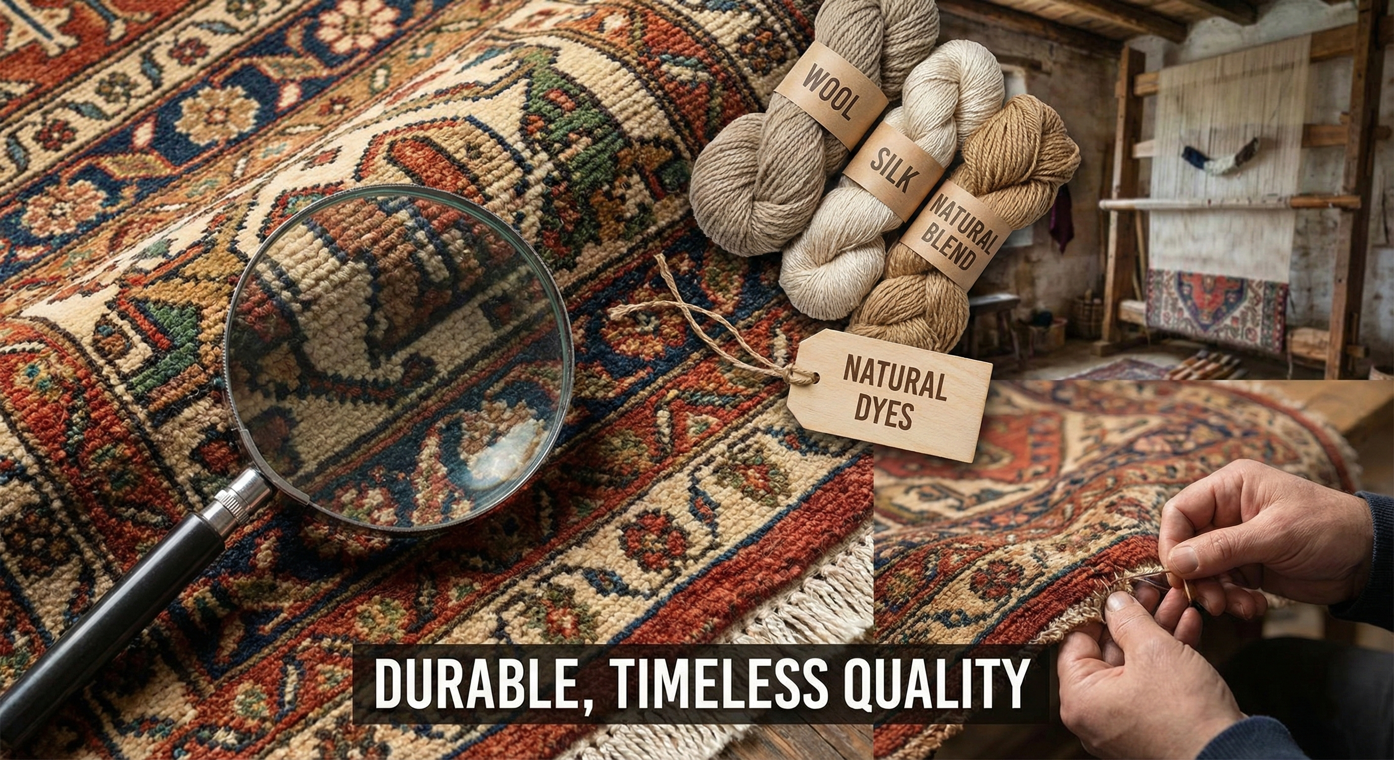 Judging the quality of handmade rugs: