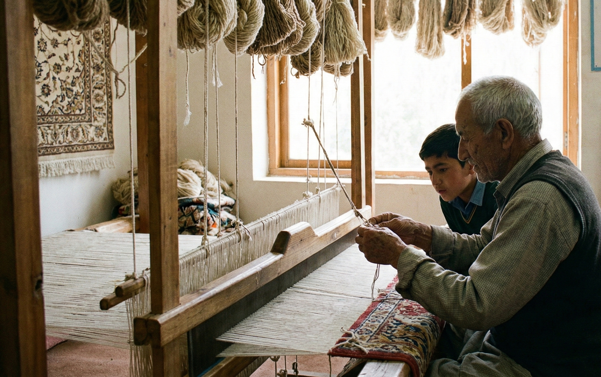 Samba Red, Antique Persian Heriz, Clean, Even Wear, Large Medallion Design, 100% Wool, Hand Knotted, Oriental Rug